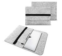 NAUC Laptop Tasche Sleeve Hülle Schutztasche Filz Cover für Tablets und Notebooks Farbauswahl kompatibel mit Samsung Apple Asus Medion Lenovo Bitte GRÖSSE IM Text BEACHTEN
