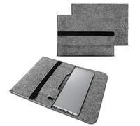 NAUC Notebook Sleeve Laptop Tasche kompatibel für Lenovo ThinkPad T470s Hülle Schutzhülle Filz Schutz Case 14 Zoll, Farben:Grau