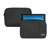 NAUC Schutzhülle kompatibel für Lenovo ThinkPad X12 Detachable 12.3' Hülle Tasche in Grau Blau oder Schwarz Case Cover, Farbe:Schwarz