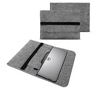 NAUC Schutztasche Hülle kompatibel für Dell Latitude 7310 7410 7400 7300 Tasche Schutzhülle Laptop Filz Laptoptasche Sleeve Case Cover, Farben:Grau
