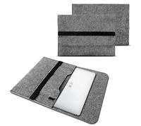 NAUC Schutztasche Hülle kompatibel für Trekstor Primebook P14 P14B Tasche Netbook Schutzhülle 14,1 Zoll Laptop Filz Laptoptasche Sleeve Case, Farben:Grau