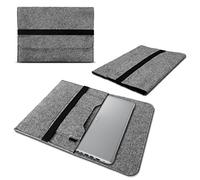 NAUCI Laptop Schutzhülle kompatibel mit Acer Chromebook Spin 314 514 Vero 514 Tasche aus Filz robuste Notebook Schutztasche Hülle Cover Notebook Case, Farbe:Grau