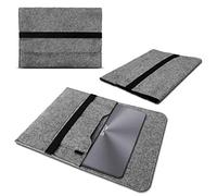 NAUCI Laptop Schutzhülle kompatibel mit Acer Swift Go 14 hochwertige Tasche aus Filz Sleeve Hülle Laptop Cover robuste Notebook Case, Farbe:Grau