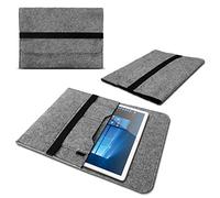 NAUCI Schutzhülle kompatibel für VALE V11E / V10E / V10A Sleeve Tasche Hülle Filz Case Notebook Cover Etui, Farbe:Grau