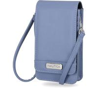 Nautica Catalina Damen-Geldbörse, veganes Leder, RFID-Umhängetasche, Handy-Geldbörse, marineblau, Zeitgenössisch