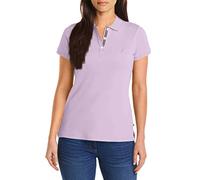 Nautica Damen 3-Button Short Sleeve Breathable 100% Cotton Polo Shirt Poloshirt, Lavendel, XX-Large