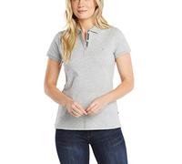 Nautica Damen 3-Button Short Sleeve Breathable 100% Cotton Polo Shirt Poloshirt, Nebel Heather, XX-Large