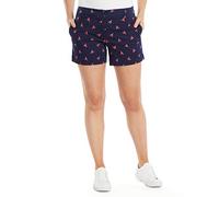 Nautica Damen Bequeme Taillierte Stretch-Baumwolle, Solide und Neuartige Lssige Shorts, Hummerprint, 38