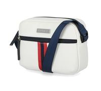 Nautica Damen Candid Camera Adjustable Crossbody Umhängetasche, Bowline White