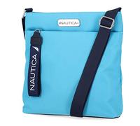 Nautica Damen Diver Nylon Small Women's Bag Purse with Adjustable Shoulder Strap Crossbody, Blau-Scuba Blue