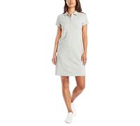Nautica Damen Easy Classic Korte mouw Stretch Katoen Polo Jurk Lssiges Kleid, Grey Heather, M EU