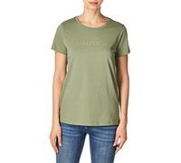 Nautica Damen Easy Comfort Supersoft 100% Cotton Classic Logo T-Shirt, Urban Camo, X-Groß