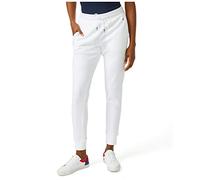 Nautica Damen Knit Sweatpants Trainingshose, Bright White, Mittel
