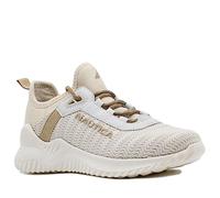 Nautica Damen-Sneaker, Schnürschuh, Jogger, Laufschuh, lässiger Walking-Sneaker, Danville Nude, 38 EU
