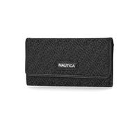 Nautica Die perfekte Geldbörse zum Mitnehmen für Damen, Geldbörsen-Organizer mit RFID-Blockierung, Schwarzer Jacquard, Einheitsgröße
