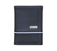 Nautica Geldbörse aus Leder mit Logoband