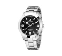 NAUTICA Graue Edelstahl-Armbanduhr Einheitsgröße