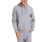Nautica Herren Anchor Fleece Full Zip Hoodie Kapuzenpullover, Stone Grey Heather, X-Large