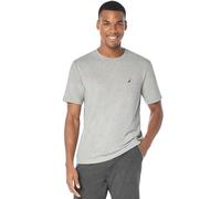Nautica Herren Anchor Schlafshirt mit Rundhalsausschnitt Pyjama-Oberteil (Top), Grey Heather, X-Groß