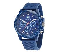 Nautica Herren-Armbanduhr NAPNOF3S7 One Blue Wheat PU Fiber Strap Blau Modern, blau, Modern