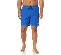 Nautica Herren-Badehose, einfarbig, schnell trocknend, klassisches Logo, Helles Kobaltblau, XXL