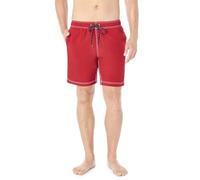Nautica Herren Solide, schnell trocknende Badehose mit klassischem Logo Schwimm-Slips, Nautisches Rot, XX-Large