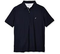 Nautica Herren Classic Fit Short Sleeve Solid Performance Deck Polo Shirt Polohemd, Marineblau, 6X