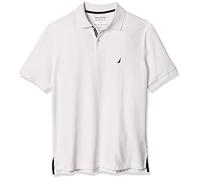 Nautica Herren Classic Fit Short Sleeve Solid Performance Deck Polo Shirt Poloshirt, Bright White, 4X-Large Hoch