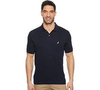Nautica Herren Classic Fit Short Sleeve Solid Soft Cotton Polo Shirt Poloshirt, Navy, XX-Large
