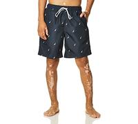 Nautica Herren J-Klasse Segelboot-Aufdruck Badehose, Marineblau, M