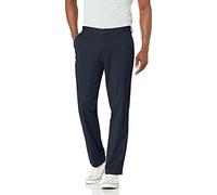Nautica Herren Klassische Passform, Flache Vorderseite, Stretch, solide Chino Deck Lässige Business-Hose, Marineblau (True Navy), 34 W/34 L