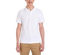 Nautica Herren Kurzärmeliges Uniform-Stretch-Poloshirt Polohemd, Weiss/opulenter Garten, 40-41