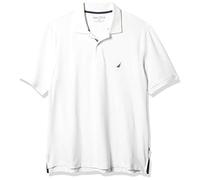 Nautica Herren Men's Big & Tall Stretch Pique Polo Polohemd, Bright White, XXX-Large Hoch
