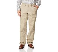 Nautica Herren Men's Classic Fit Twill Pants Unterhose, True Khaki, 34W / 32L