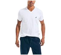 Nautica Herren Men's J-Class Logo V-Neck T-Shirt, Bright White, XX-Large