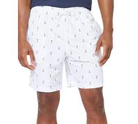 Nautica Herren Men's Quick Dry All Over Classic Anchor Print Swim Trunk Badehose, Helles Weiß, XXL