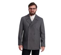 Nautica Herren Nautica Men's Classic Double Breasted Peacoat Pijacke, anthrazit, S EU