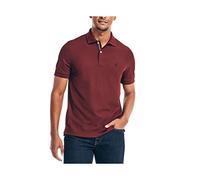 Nautica Herren Performance Pique Polo Shirt Polohemd, Burgunderrot, XX-Large