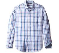 Nautica Herren Plaid Classic Fit Button-Down Hemd, Rose Coral, Groß