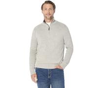 Nautica Herren Quarter Zip Pullover, Grau meliert, Klein