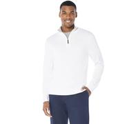 Nautica Herren Quarter Zip Pullover, Helles Weiß, XL