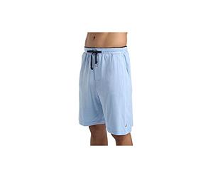 Nautica Herren-Schlaf-Shorts, weich, gestrickt, elastischer Bund, Noon Blue (Mondblau), Medium