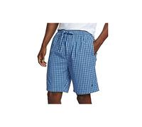 Nautica Herren Schlafanzug, weich, gewebt, 100% Baumwolle, elastischer Bund, kurz, blau (French Blue), Mittel