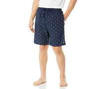 Nautica Herren Schlafanzug, weich, gewebt, 100% Baumwolle, elastischer Bund, kurz, True Navy, X-Groß