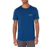 Nautica Herren Solid Short Sleeve J-Class Tee T-Shirt, Estate Blue, L