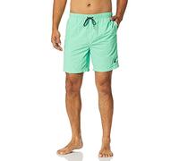 Nautica Herren Solide schnell trocknende klassischem Logo Badehose, Mint Spring (dunkel), XL