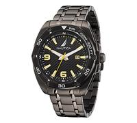 Nautica Men's Tin Can Bay IP Black Stainless Steel Bracelet Watch (Model: NAPTCF204)