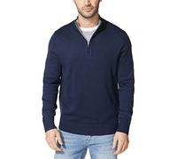 Nautica Herren Viertelreißverschluss Pullover, Navy, XX-Large