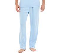 Nautica Herren Weiche Strick-Schlaf-Loungehose Pyjamaunterteil, Noon Blue (Mondblau), Small