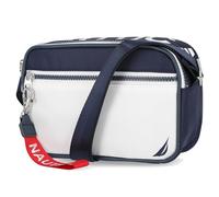 Nautica womens High Seas Camera Crossbody Indigo/White One Size US